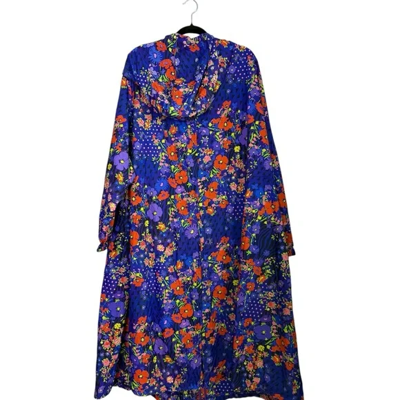 Yitty l NWT Fabletics Oversized Headliner Jacket Party Animal Bloom Plume 3X - Picture 4 of 10